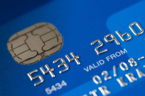 Bilden av ett kreditkort