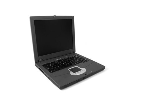 Computer portatile grigio spento