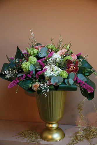 Buquê de flores em um vaso