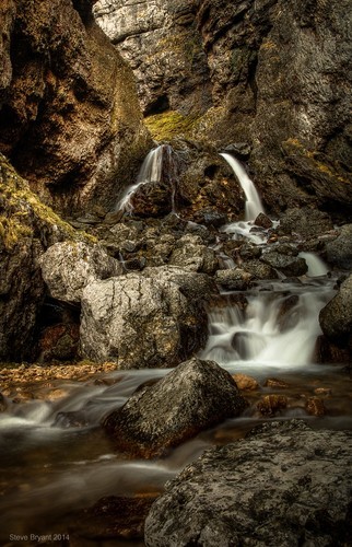 Cascada de montaña