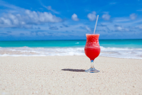Cocktail på stranden