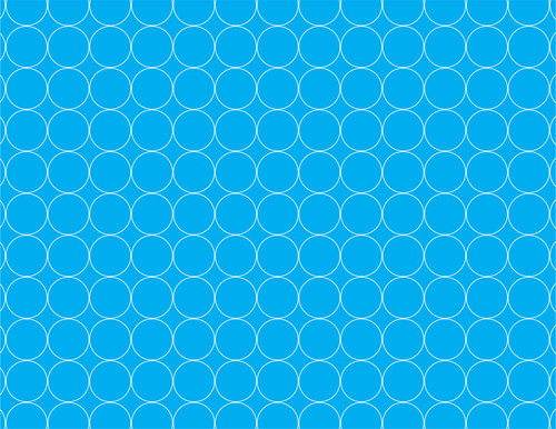 Padrão de círculos sobre fundo azul