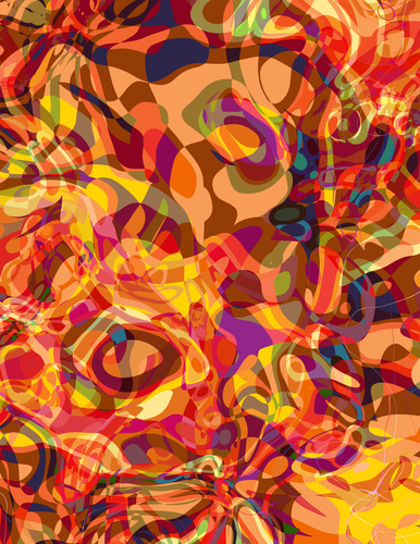 Psychedelic abstract background
