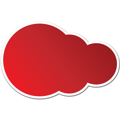 Nuvens, vermelho, vetor de nuvens png