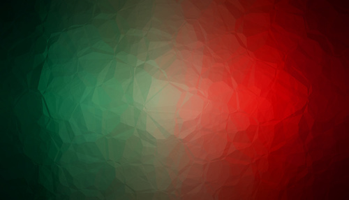 Red and green background with glass texture