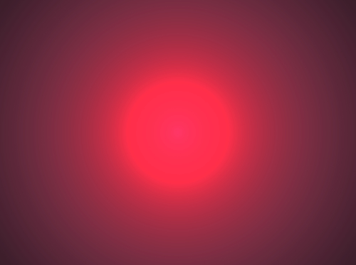 Glowing red light