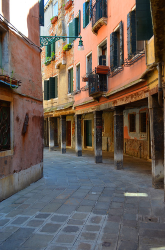 Straat In Venetië