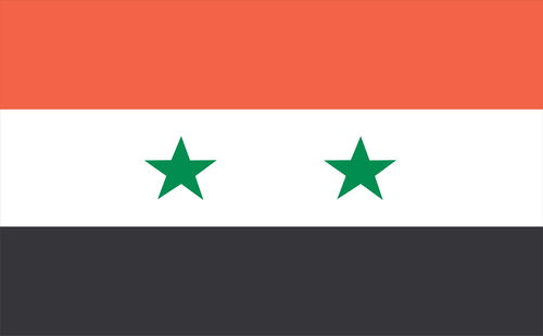 Drapeau de la Syrie