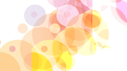 Transparent bubbles background