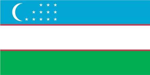 Flaggan i Uzbekistan