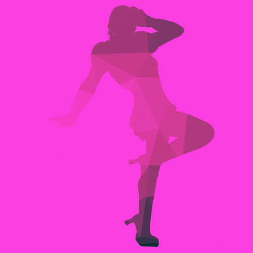 Silhouette of a lady