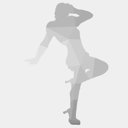 Grey silhouette of a girl