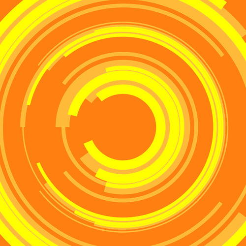 Gele cirkels
