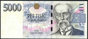 5 000 Tsjechische kronen
