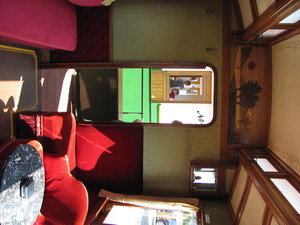 Old wagon interior