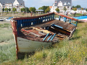Abandonné la vieille barque