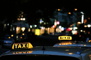 Deux symboles de taxi