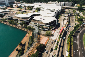 Vista superior de Bukit Merah, Singapur