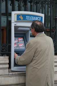 Bancomat del Banco Santander
