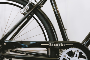 Black bike part
