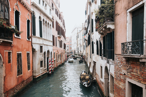 Smalle kanaal in Venetië