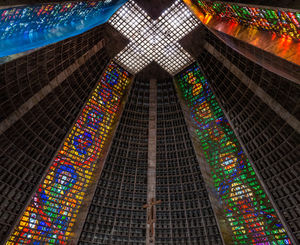 Metropolitan cathedral in Rio de Janeiro