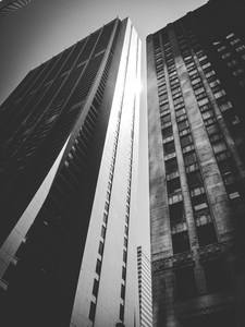 Gray skyscraper