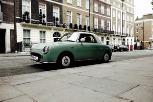Grön Vintage bil