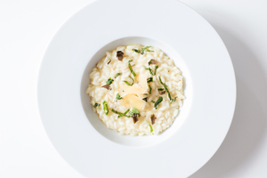 Plate of risotto