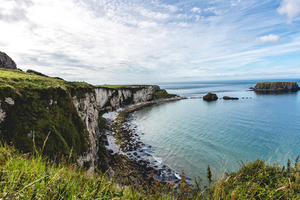 Coastal bay cliffs
