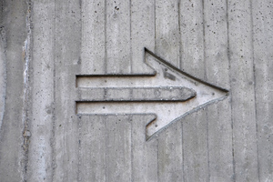 Concrete arrow