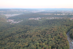 Vista de Stuttgart desde torre de la TV
