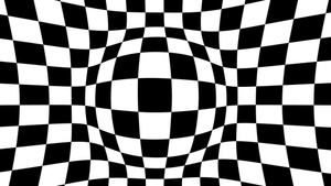 Checkered spherical background