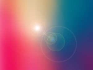Lens light colorful background