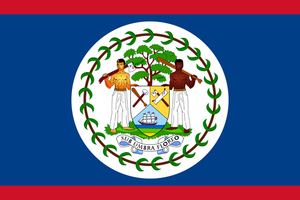 Drapelul statului Belize