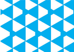 Blauwe geometrische patroon