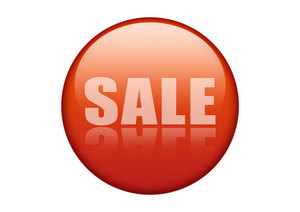 Sale icon isolated