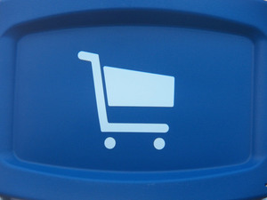 Shopping cart-pictogram
