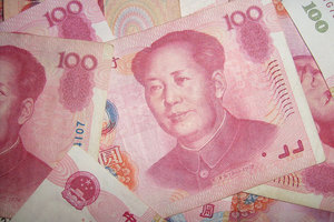 China bani de hârtie