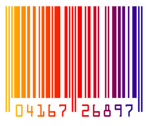 Code à barres colorée