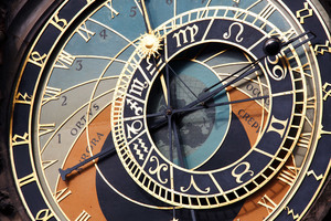 Detalle del reloj astronómico de Praga