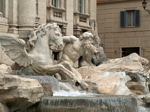 Fuente de Trevi en Roma