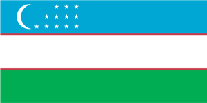 Drapeau de l’Ouzbékistan