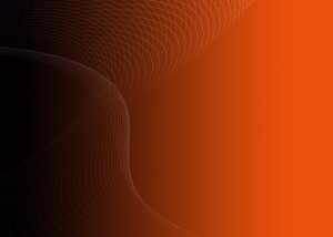 Волнистые линии на оранжевом фоне