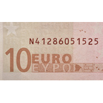 10 euro close-up