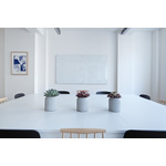 White meeting table