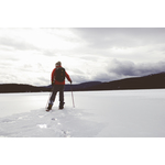 Man walking on snow