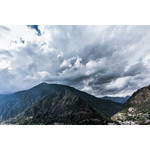 Tempête à venir sur les montagnes