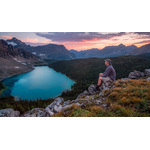 Watching the lake in Banff, Canada