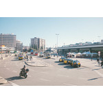 Fermata dei taxi a Barcellona, Spagna